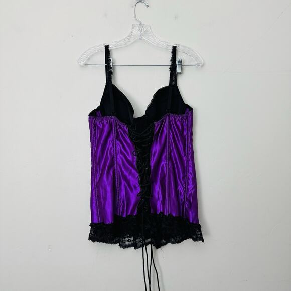 The Escante Collection Black And Purple Corset Women’s Size 1X - Picture 4 of 8